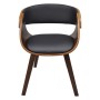 Silla de comedor de madera curvada y cuero sintético de vidaXL, Sillas de comedor - Ref: Foro24-240708, Precio: 174,28 €, Des...