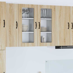 Armario de cocina mural 2 pcs Roble Sonoma 40 x 31 x 80 cm