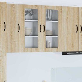 Armario de cocina mural 2 pcs Roble Sonoma 40 x 31 x 80 cm