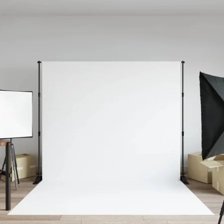 Schwarzer Stahl-Hintergrundstütze 254x243 cm von vidaXL, Studiomontagen - Ref: Foro24-190267, Preis: 102,97 €, Rabatt: %