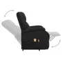 Black fabric elevating massage chair by vidaXL, Electric massage chairs - Ref: Foro24-329711, Price: 429,50 €, Discount: %