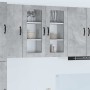 Armario de cocina mural 2 pcs Gris Concreto 40 x 31 x 80 cm