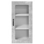 Armario de cocina mural 2 pcs Gris Concreto 40 x 31 x 80 cm