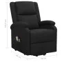 Black fabric elevating massage chair by vidaXL, Electric massage chairs - Ref: Foro24-329711, Price: 429,50 €, Discount: %