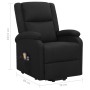 Höhenverstellbarer Massagesessel aus schwarzem Stoff von vidaXL, Elektrische Massagesessel - Ref: Foro24-329711, Preis: 432,9...
