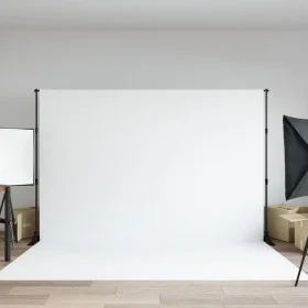 Schwarzer Hintergrund-Ständer aus Stahl 305x243 cm von vidaXL, Studiomontagen - Ref: Foro24-190268, Preis: 99,87 €, Rabatt: %