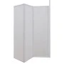 Shower wall enclosure in L-shape with 4 folding panels 70x120x137 cm by vidaXL, shower doors - Ref: Foro24-140787, Price: 204...