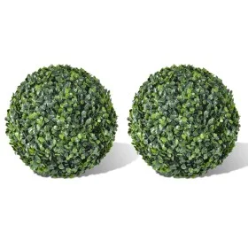 Arbusto de bolas Boj artificial 2 unidades 35 cm de vidaXL, Flora artificial - Ref: Foro24-40872, Precio: 46,40 €, Descuento: %