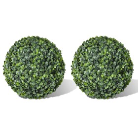 Artificial boxwood ball bush 2 units 35 cm by vidaXL, artificial flora - Ref: Foro24-40872, Price: 53,57 €, Discount: %