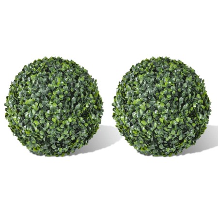 Artificial boxwood ball bush 2 units 35 cm by vidaXL, artificial flora - Ref: Foro24-40872, Price: 53,57 €, Discount: %