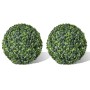 Artificial boxwood ball bush 2 units 35 cm by vidaXL, artificial flora - Ref: Foro24-40872, Price: 53,57 €, Discount: %