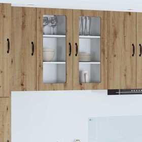 Armario de cocina mural Roble artesanal 40 x 31 x 80 cm