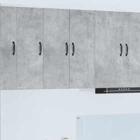 Armario de cocina mural Gris Concreto 30 x 31 x 80 cm