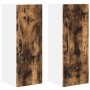 Armario de cocina mural 2 pcs Roble ahumado 30 x 31 x 80 cm