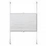 White Pleated Blind 110X150cm by vidaXL, Blinds and blinds - Ref: Foro24-240615, Price: 28,21 €, Discount: %