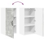 Armario de cocina mural Gris Concreto 40 x 31 x 80 cm