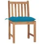 Garden chairs, 8 units, solid teak wood with cushions. by vidaXL, Garden chairs - Ref: Foro24-3073161, Price: 885,30 €, Disco...