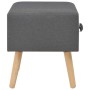 Mesitas de noche 2 unidades 40x35x40 cm tela gris oscuro de vidaXL, Mesitas de noche - Ref: Foro24-276379, Precio: 125,45 €