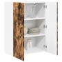 Armario de cocina mural Roble ahumado 60 x 31 x 80 cm