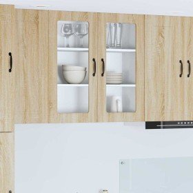 Armario de cocina mural con puerta Roble Sonoma 80 x 31 x 80 cm en Armarios de cocina | Comprar online en Foro24