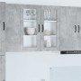 Armario de cocina mural Gris Concreto 80 x 31 x 80 cm
