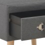 Mesitas de noche 2 unidades 40x35x40 cm tela gris oscuro de vidaXL, Mesitas de noche - Ref: Foro24-276379, Precio: 125,45 €