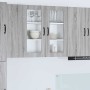 Armario de cocina mural con estante Gris Sonoma 80 x 31 x 80 cm