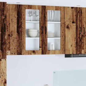 Armario de cocina mural con puerta Madera Vieja 80 x 31 x 80 cm