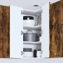 Armario de cocina mural Roble ahumado 57 x 57 x 80 cm