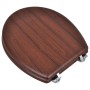 MDF WC-Sitz WC brauner Designdeckel von vidaXL, Toiletten- und Bidetsitze - Ref: Foro24-140803, Preis: 38,32 €, Rabatt: %