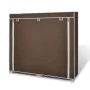 Stoff Zapatero mit braunem Bezug 115x28x110 cm von vidaXL, Schuhregale und Schuhorganisatoren - Ref: Foro24-240494, Preis: 36...