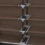 Stoff Zapatero mit braunem Bezug 115x28x110 cm von vidaXL, Schuhregale und Schuhorganisatoren - Ref: Foro24-240494, Preis: 36...