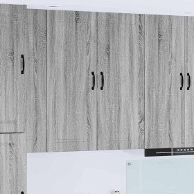 Armario de cocina mural con puerta Gris Sonoma 40 x 31 x 100 cm en Armarios de cocina | Comprar online en Foro24