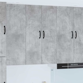 Armario de cocina mural Gris Concreto 60 x 31 x 100 cm