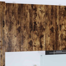 Armario de cocina mural Roble ahumado 60 x 31 x 100 cm