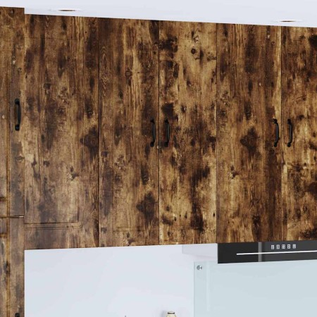 Armario de cocina mural Roble ahumado 60 x 31 x 100 cm