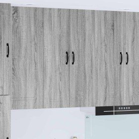 Armario de cocina mural con puerta Gris Sonoma 60 x 31 x 100 cm en Armarios de cocina | Comprar online en Foro24