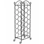 Metal wine rack for 21 bottles by vidaXL, Wine racks - Ref: Foro24-50206, Price: 36,93 €, Discount: %