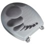 WC-Sitz aus MDF mit Steinbezug von vidaXL, Toiletten- und Bidetsitze - Ref: Foro24-140804, Preis: 47,06 €, Rabatt: %