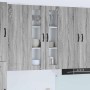 Armario de cocina mural con puerta Gris Sonoma 60 x 31 x 100 cm