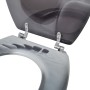 WC-Sitz aus MDF mit Steinbezug von vidaXL, Toiletten- und Bidetsitze - Ref: Foro24-140804, Preis: 47,06 €, Rabatt: %