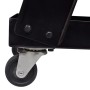 Black welding cart with 3 shelves workshop organizer by vidaXL, Cargo forklifts - Ref: Foro24-140950, Price: 66,49 €, Discoun...