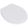 WC-Sitz aus MDF mit weißem Designdeckel von vidaXL, Toiletten- und Bidetsitze - Ref: Foro24-140801, Preis: 35,13 €, Rabatt: %