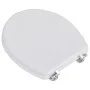 Toilet seat WC MDF with white design lid by vidaXL, Toilet and bidet seats - Ref: Foro24-140801, Price: 42,27 €, Discount: %