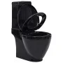 Inodoro de cerámica con cisterna negro de vidaXL, Baños - Ref: Foro24-140298, Precio: 265,70 €, Descuento: %