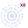 Star Christmas lights 8 pcs 140 LED cold white 17 cm by vidaXL, Christmas lights - Ref: Foro24-3190513, Price: 51,28 €, Disco...