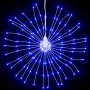 Christmas lights with 8 units of 140 blue 17 cm star-shaped LEDs by vidaXL, Christmas lights - Ref: Foro24-3190515, Price: 54...