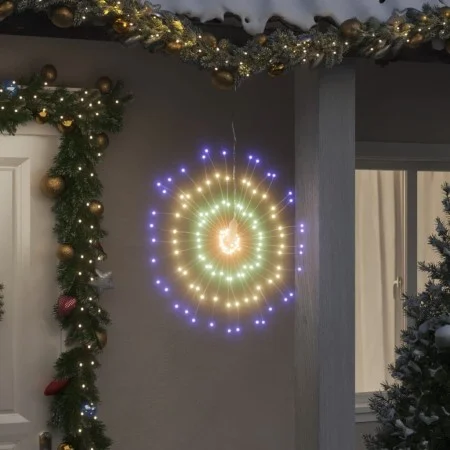 Star Christmas lights 2 pcs 140 colorful LEDs 17 cm by vidaXL, Christmas lights - Ref: Foro24-3190516, Price: 26,27 €, Discou...