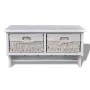 White Paulownia wood wall shelf 60x23.5x33 cm by vidaXL, Hat and coat racks - Ref: Foro24-240792, Price: 70,17 €, Discount: %
