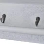 White Paulownia wood wall shelf 60x23.5x33 cm by vidaXL, Hat and coat racks - Ref: Foro24-240792, Price: 70,17 €, Discount: %